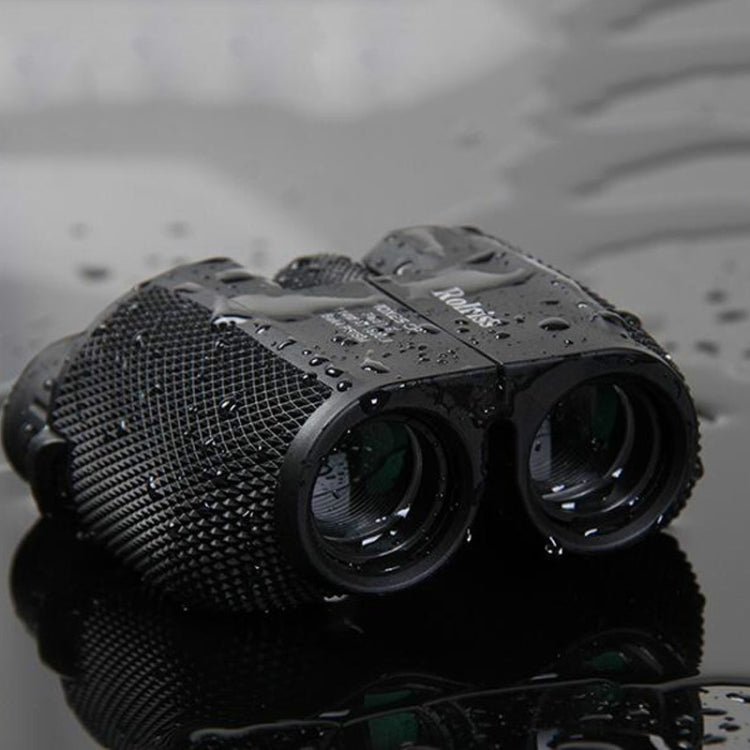 Skorter | ROLISS 10X25 Outdoor Sports Portable Waterproof Pocket Binocular High Power Telescope(Black)