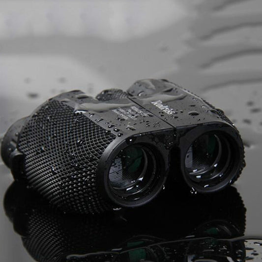 Skorter | ROLISS 10X25 Outdoor Sports Portable Waterproof Pocket Binocular High Power Telescope(Black)
