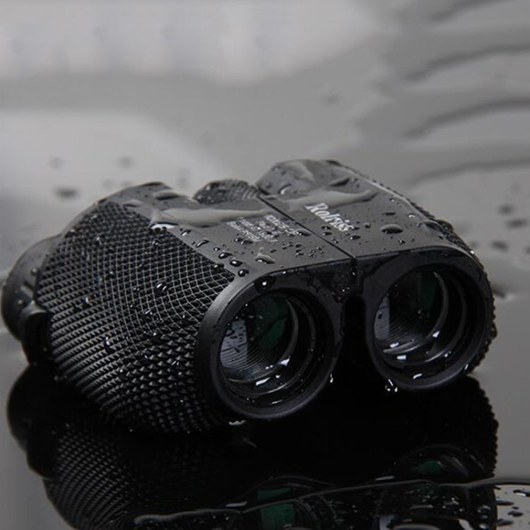 Skorter | ROLISS 10X25 Outdoor Sports Portable Waterproof Pocket Binocular High Power Telescope(Black)