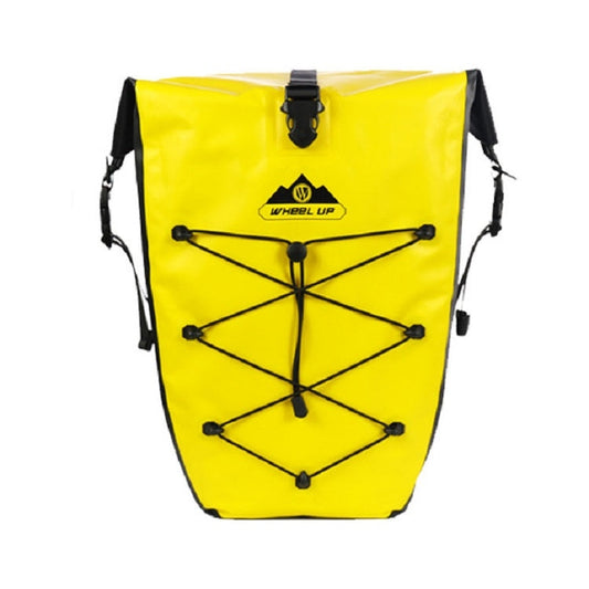 Skorter | WHEEL UP 25L WHFS001 Waterproof Bicycle Backpack Shelf Bag Unilateral Frame Bag Long-distance Trip Bicycle Bag 25L(Yellow)