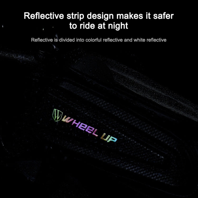 Skorter | WHEEL UP Hard Shell Bicycle Bag Front Beam Bag Mountain Bike mobile Phone Touch Screen Tube Bag Riding Equipment(Colorful reflective models)