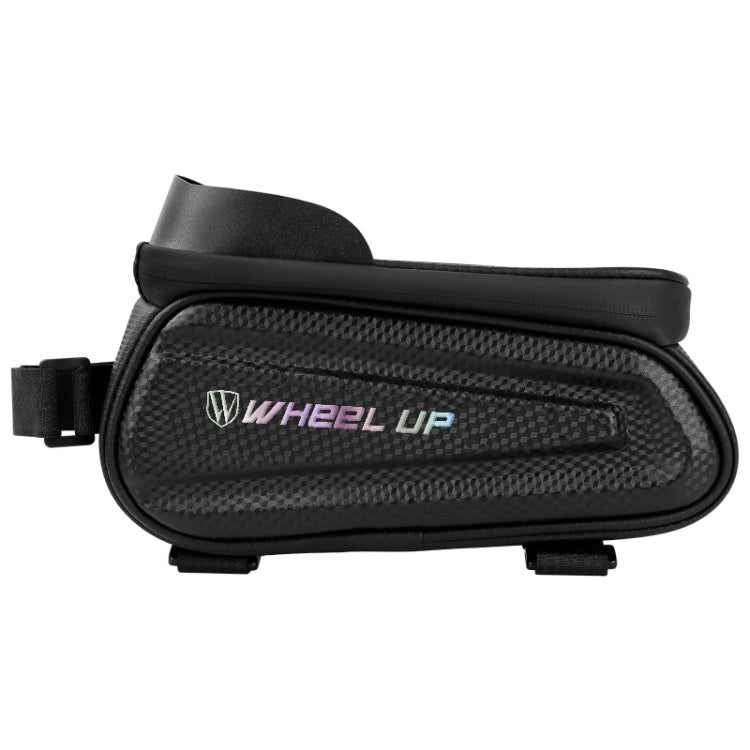 Skorter | WHEEL UP Hard Shell Bicycle Bag Front Beam Bag Mountain Bike mobile Phone Touch Screen Tube Bag Riding Equipment(Colorful reflective models)