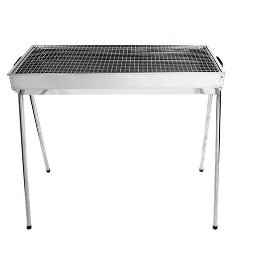 Skorter | HZ-003 BBQ Grill Outdoor Portable Stainless Steel Stove Household Charcoal Barbecue Rack, Grill/pan specifications: L