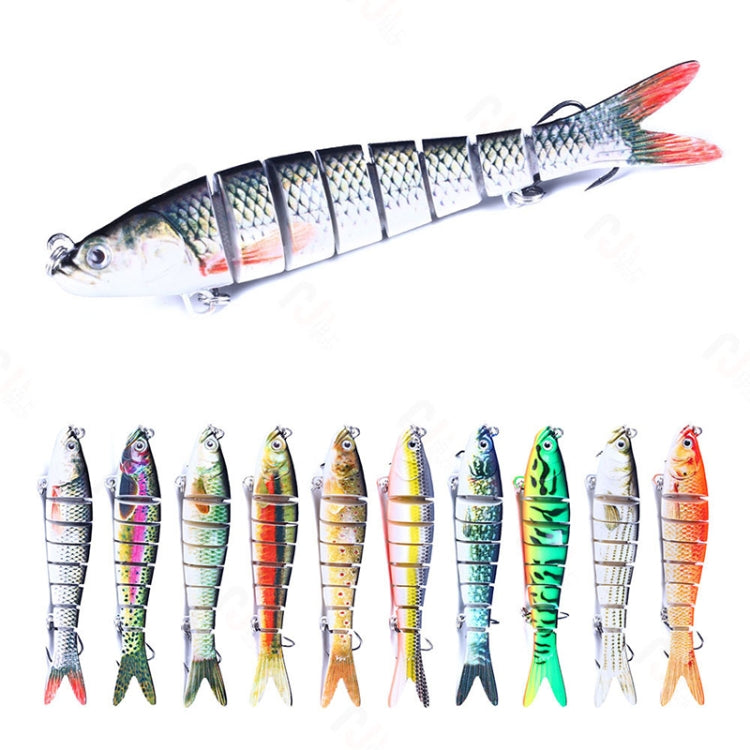 Skorter | Luya Knotty Fish Plastic Bionic Hard Bait Sea Fishing Fake Bait, Colour: 5 PCS