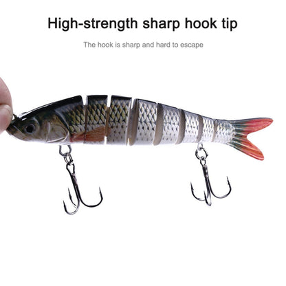 Skorter | Luya Knotty Fish Plastic Bionic Hard Bait Sea Fishing Fake Bait, Colour: 5 PCS