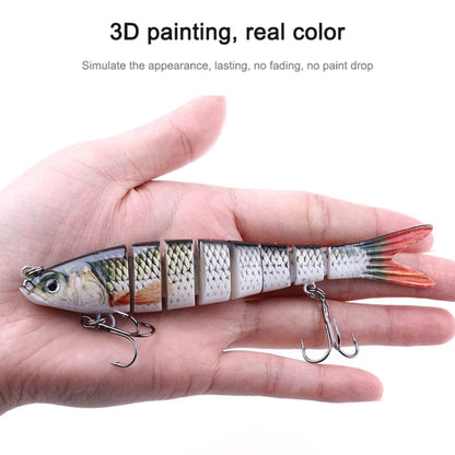 Skorter | Luya Knotty Fish Plastic Bionic Hard Bait Sea Fishing Fake Bait, Colour: 5 PCS