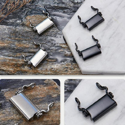 Skorter | Multifunctional Stainless Steel Outdoor Survive Tool Bracelet for Men(Wide Silver)