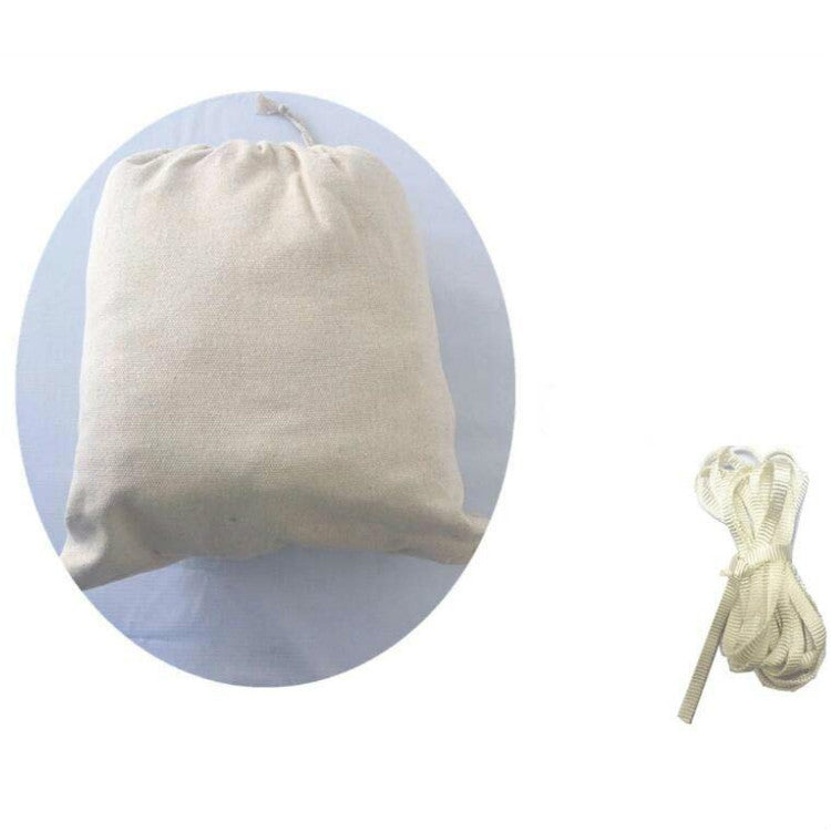 Skorter | Tassel Hammock Double Canvas Hammock Outdoor Indoor Photography Props, Specification:240x150cm White