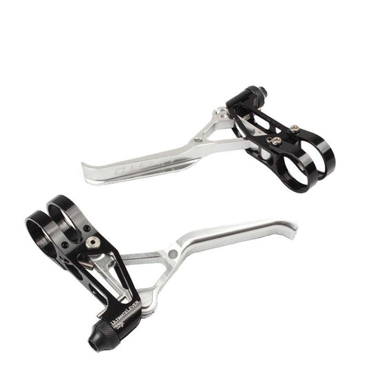 Skorter | Litepro LP UltraLevers CNC Folding Bike Road Bike Small Wheel V Brake Lever, Color:Silver Black