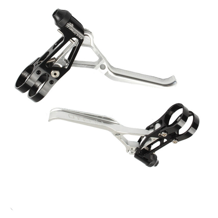 Skorter | Litepro LP UltraLevers CNC Folding Bike Road Bike Small Wheel V Brake Lever, Color:Silver Black