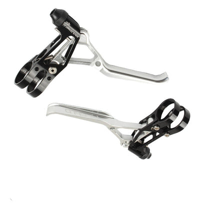 Skorter | Litepro LP UltraLevers CNC Folding Bike Road Bike Small Wheel V Brake Lever, Color:Silver Black