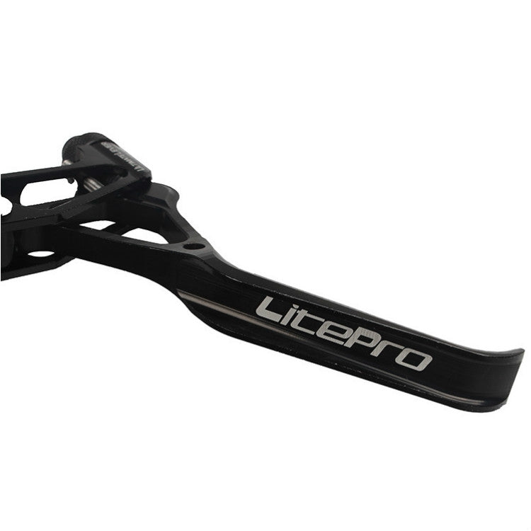 Skorter | Litepro LP UltraLevers CNC Folding Bike Road Bike Small Wheel V Brake Lever, Color:Silver Black