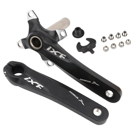 Skorter | JIANKUN IXF Mountain Bike Hollow Crank Modified, Style:Left and Right Crank(Black)