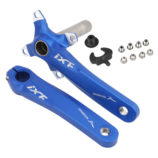 Skorter | JIANKUN IXF Mountain Bike Hollow Crank Modified, Style:Left and Right Crank(Blue)
