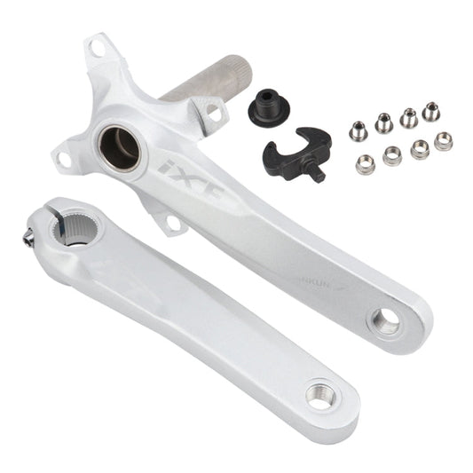 Skorter | JIANKUN IXF Mountain Bike Hollow Crank Modified, Style:Left and Right Crank(Silver)