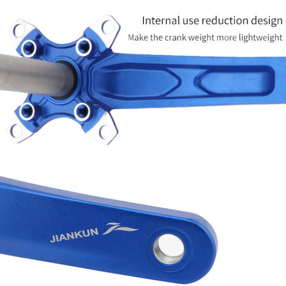Skorter | JIANKUN IXF Mountain Bike Hollow Crank Modified, Style:Left and Right Crank+Bottom Bracket(Yellow)