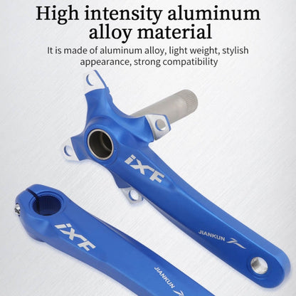 Skorter | JIANKUN IXF Mountain Bike Hollow Crank Modified, Style:Left and Right Crank+Bottom Bracket(Purple)