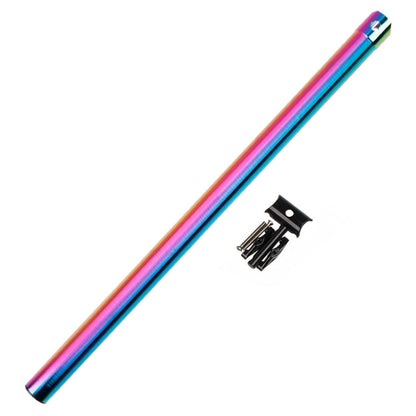 Skorter | Litepro 412 Folding Bicycle Seatpost 33.9mm LP Plum Blossom Seat Tube, Colour: Electroplating Colorful