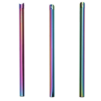 Skorter | Litepro 412 Folding Bicycle Seatpost 33.9mm LP Plum Blossom Seat Tube, Colour: Electroplating Colorful