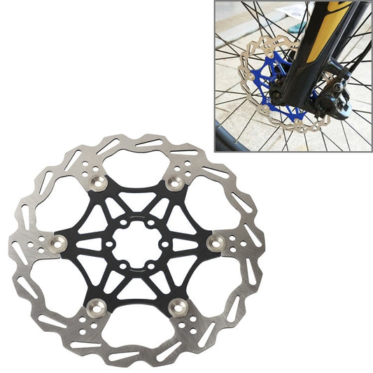Skorter | SNAIL FD-01 Mountain Bike Floating Disc Bicycle Brake Pad Six Nail Brake Disc, Size:203mm, Color:Black
