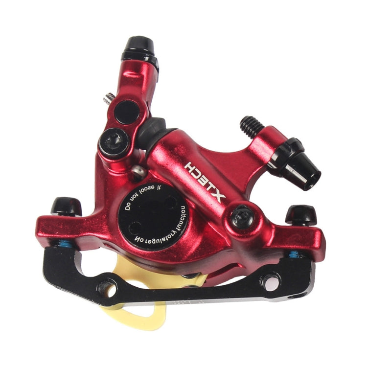 Skorter | ZOOM HB100 Mountain Bike Hydraulic Brake Caliper Folding Bike Cable Pull Hydraulic Disc Brake Caliper, Style:Front(Red)