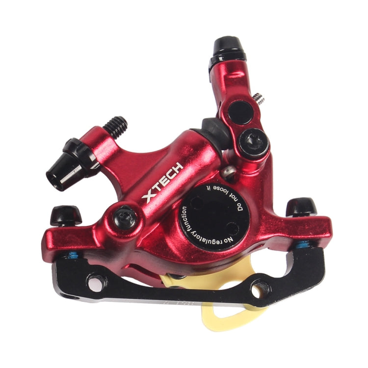 Skorter | ZOOM HB100 Mountain Bike Hydraulic Brake Caliper Folding Bike Cable Pull Hydraulic Disc Brake Caliper, Style:Front(Red)