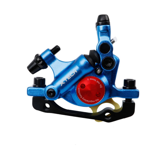 Skorter | ZOOM HB100 Mountain Bike Hydraulic Brake Caliper Folding Bike Cable Pull Hydraulic Disc Brake Caliper, Style:Front(Blue)