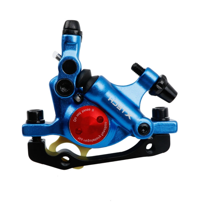 Skorter | ZOOM HB100 Mountain Bike Hydraulic Brake Caliper Folding Bike Cable Pull Hydraulic Disc Brake Caliper, Style:Front(Blue)