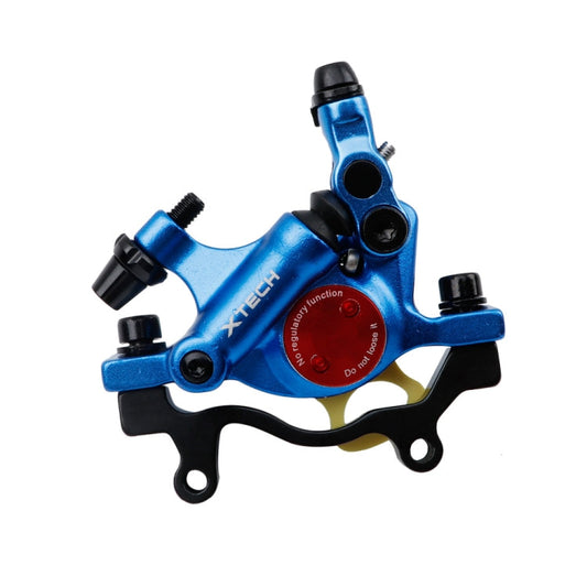 Skorter | ZOOM HB100 Mountain Bike Hydraulic Brake Caliper Folding Bike Cable Pull Hydraulic Disc Brake Caliper, Style:Rear(Blue)