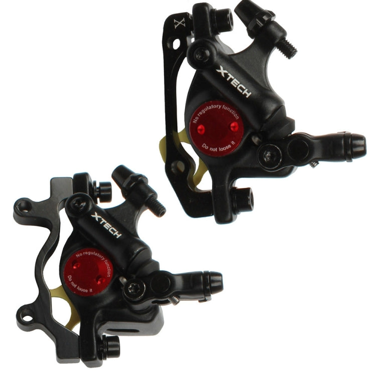 Skorter | ZOOM HB100 Mountain Bike Hydraulic Brake Caliper Folding Bike Cable Pull Hydraulic Disc Brake Caliper, Style:Front and Rear(Black)