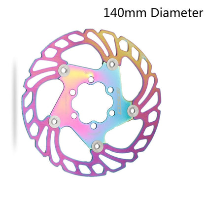 Skorter | IIIPRO Floating Disc Road Mountain Bike Six Nail Disc Brake Disc, Size:140mm(Colorful)