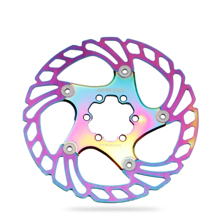 Skorter | IIIPRO Floating Disc Road Mountain Bike Six Nail Disc Brake Disc, Size:160mm(Colorful)