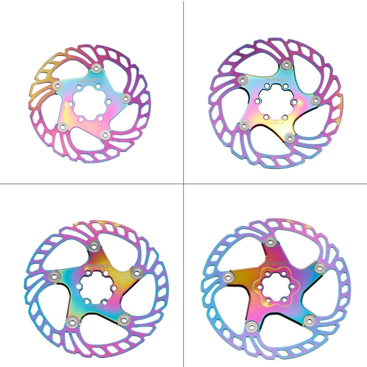 Skorter | IIIPRO Floating Disc Road Mountain Bike Six Nail Disc Brake Disc, Size:160mm(Colorful)