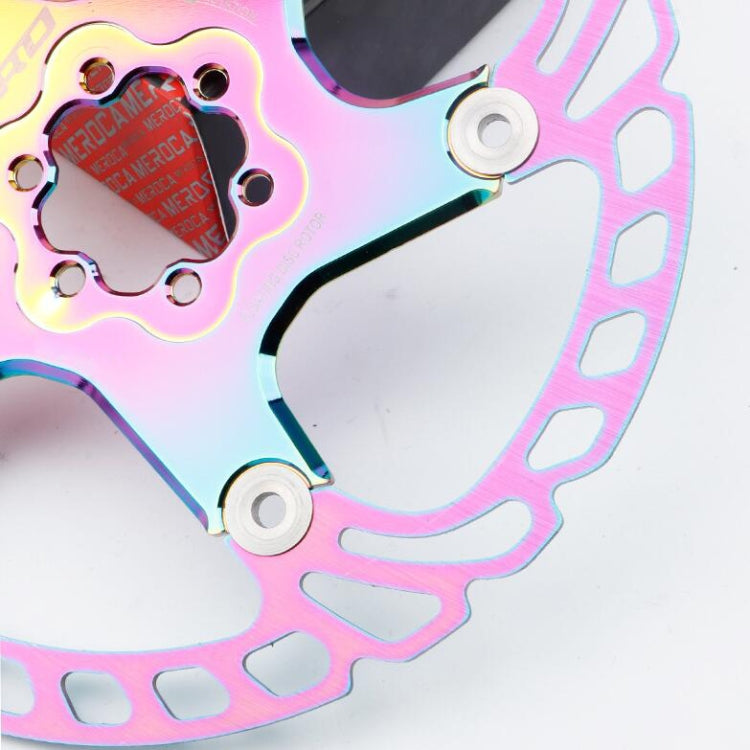 Skorter | IIIPRO Floating Disc Road Mountain Bike Six Nail Disc Brake Disc, Size:160mm(Colorful)