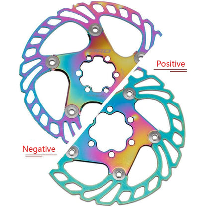 Skorter | IIIPRO Floating Disc Road Mountain Bike Six Nail Disc Brake Disc, Size:160mm(Colorful)
