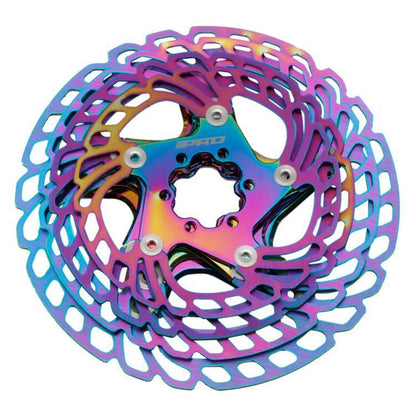Skorter | IIIPRO Floating Disc Road Mountain Bike Six Nail Disc Brake Disc, Size:160mm(Colorful)