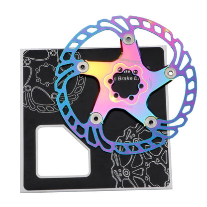 Skorter | IIIPRO Floating Disc Road Mountain Bike Six Nail Disc Brake Disc, Size:160mm(Colorful)