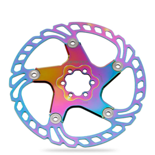 Skorter | IIIPRO Floating Disc Road Mountain Bike Six Nail Disc Brake Disc, Size:203mm(Colorful)