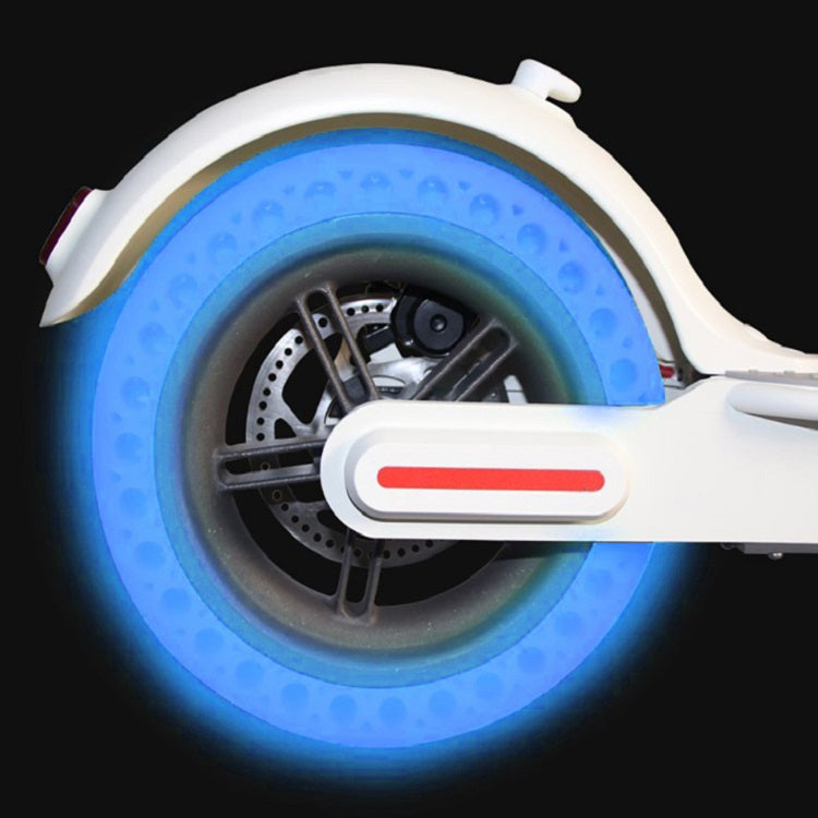 Skorter | M0137 For Xiaomi Mijia M365 Electric Scooter Accessories 8.5 inch Shock-absorbing Pattern Honeycomb Solid Tire Fluorescent Tire(Fluorescent Blue)