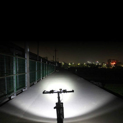 Skorter | Bicycle Front Light USB Charging T6 Cycling Light Waterproof Mountain Bike Light(Black)