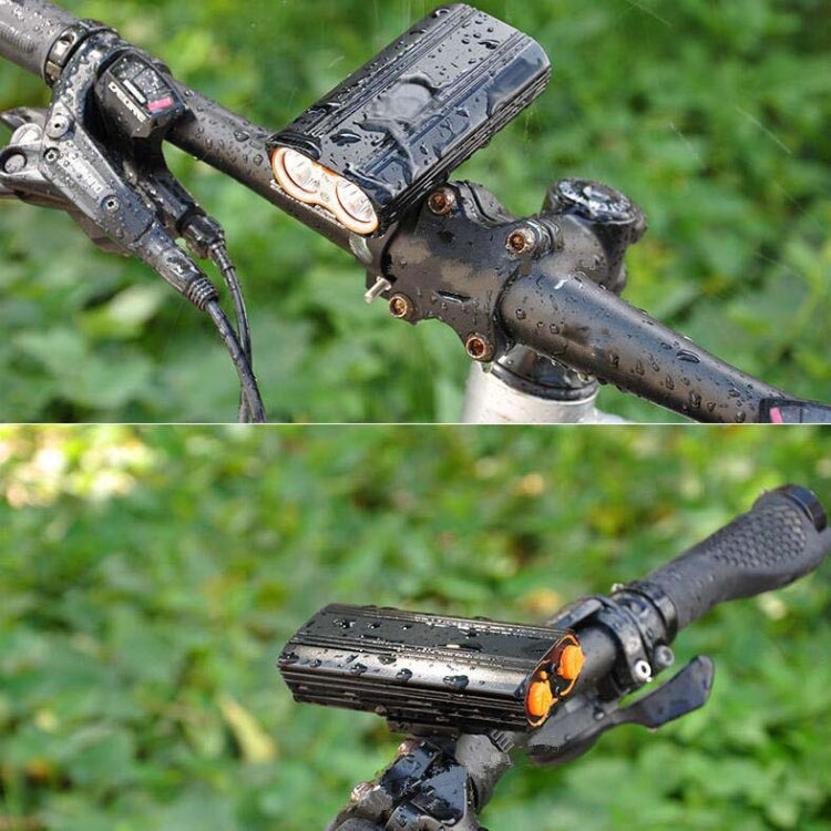 Skorter | Bicycle Front Light USB Charging T6 Cycling Light Waterproof Mountain Bike Light(Black)