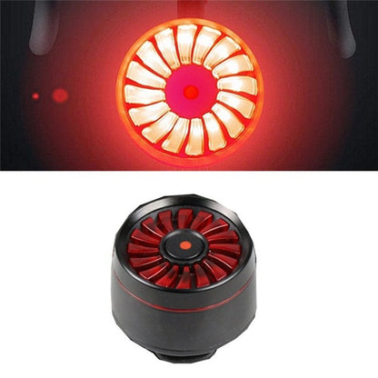 Skorter | Bicycle Smart Sensor Brake Light USB Tail Light Warning Light(Black)
