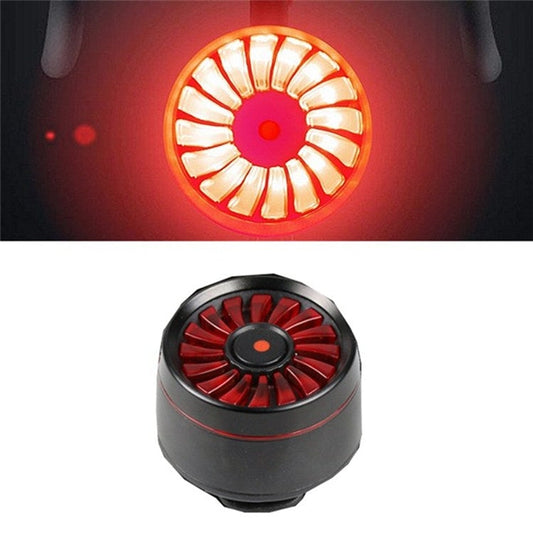 Skorter | Bicycle Smart Sensor Brake Light USB Tail Light Warning Light(Black)