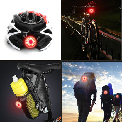 Skorter | Bicycle Smart Sensor Brake Light USB Tail Light Warning Light(Black)