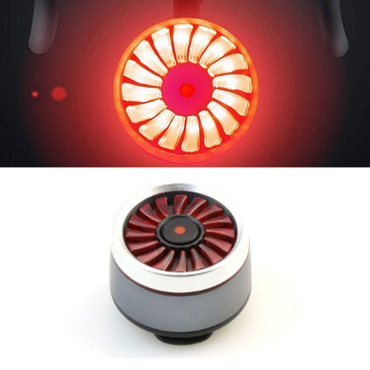 Skorter | Bicycle Smart Sensor Brake Light USB Tail Light Warning Light(Silver)