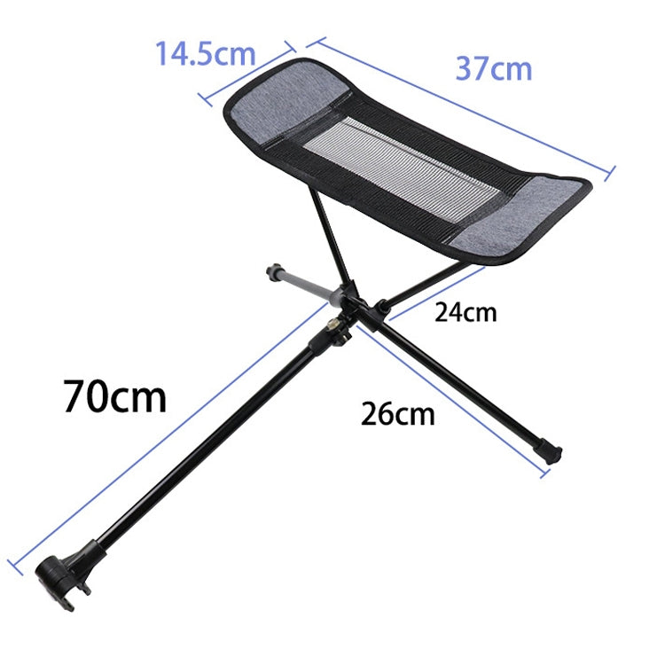 Skorter | Outdoor Beach Chair Aluminum Alloy Ultra Light Camping Barbecue Fishing Portable Folding Back Chair(Folding Chair + Telescopic Tripod)