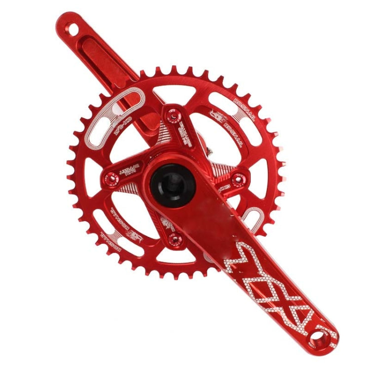 Skorter | Snail Positive And Negative Tooth Discs Mountain Bike Single Disc Large Tooth Disc 104mm Bcd, Specification:46T(Black)