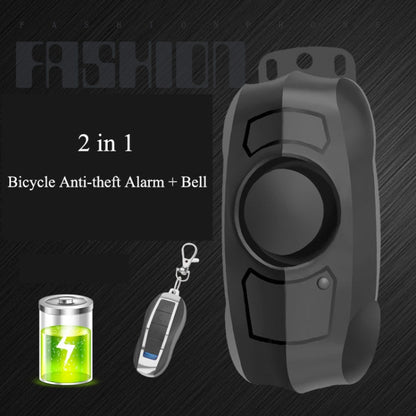 Skorter | Bicycle Lock Anti-theft Anti-lost USB Charging Wireless Remote Control Vibration Alarm Detector Sensor