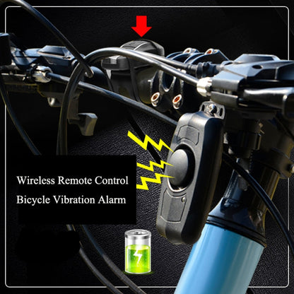 Skorter | Bicycle Lock Anti-theft Anti-lost USB Charging Wireless Remote Control Vibration Alarm Detector Sensor
