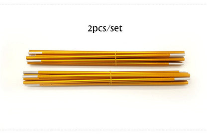 Skorter | 2 Pieces Outdoor Camping Tent Pole Aluminum Alloy Tent Rod Tent Support Poles Tent Accessories